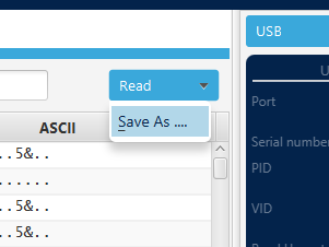 STM32CubeProgrammer save as